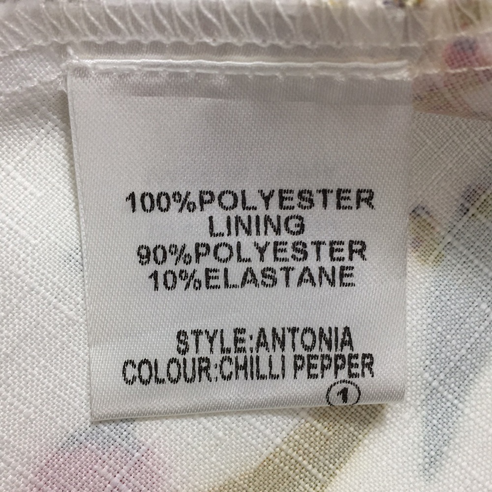 Lindy Bop White Chili Pepper Antonia Swing Dress Womens 20 Off The Shoulder - Picture 8 of 11